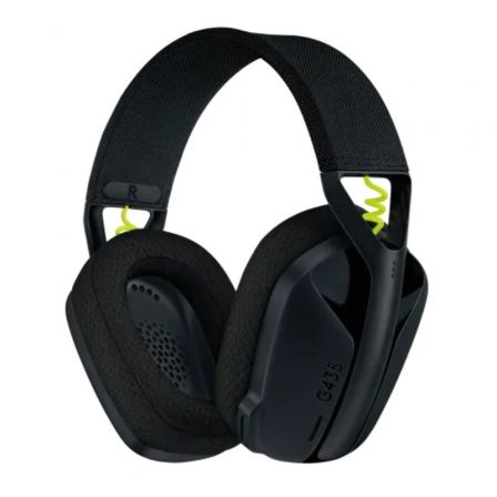Logitech G435 LIGHTSPEED Auriculares Inalámbricos Negro y Amarillo